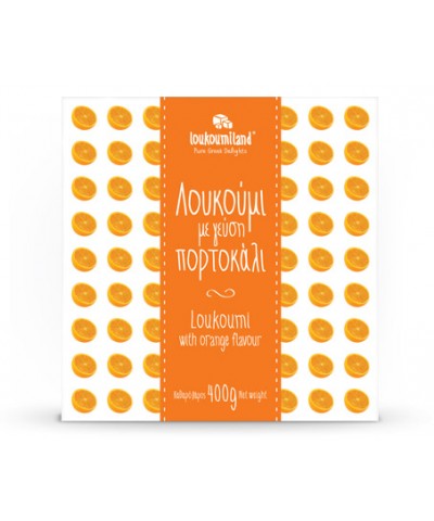Λουκούμια με γεύση Πορτοκάλι Loukoumiland 400gr